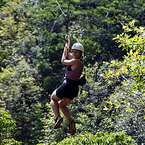 Ziplines and Nepalese Bridge